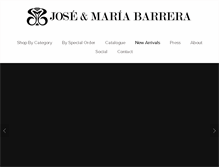 Tablet Screenshot of joseandmariabarrera.com